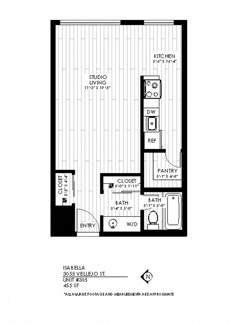 3055 Vallejo St. Studio-2 Beds Apartment for Rent - Photo Gallery 15